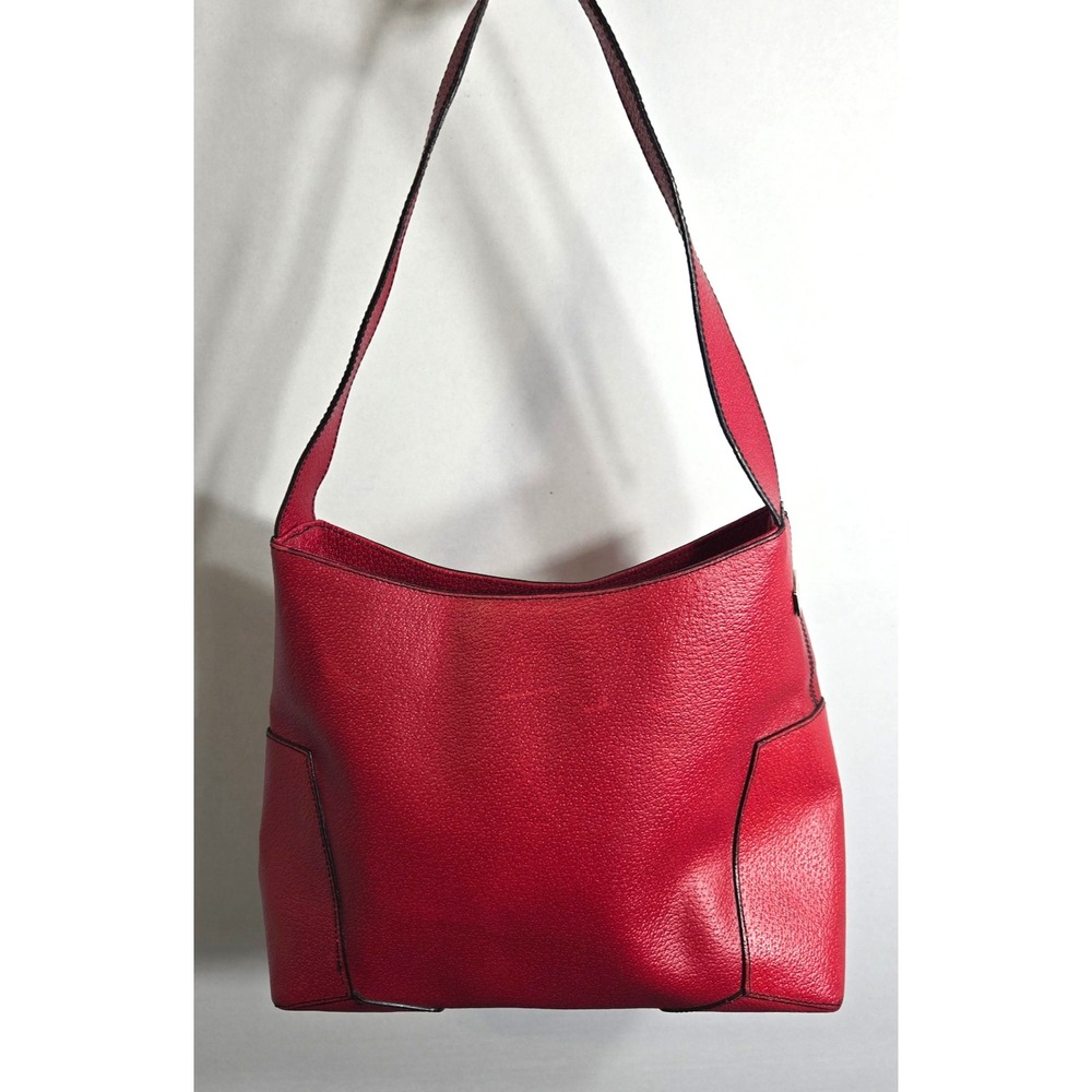 Charter Club Red Leather Medium Shoulder Bag